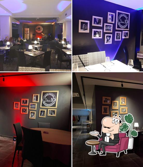 Gli interni di Dieci10 Bergamo