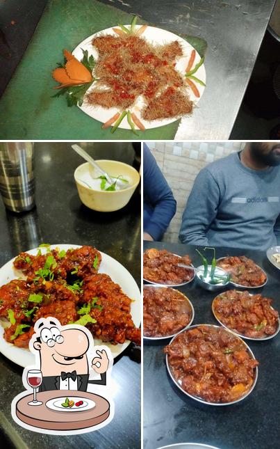 Food at Goldy Hotel