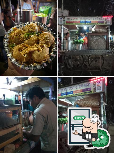 Check out the image displaying exterior and food at Rajen Fuchka Stall