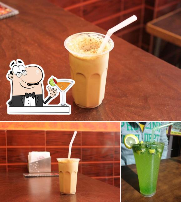 Try a drink from the menu