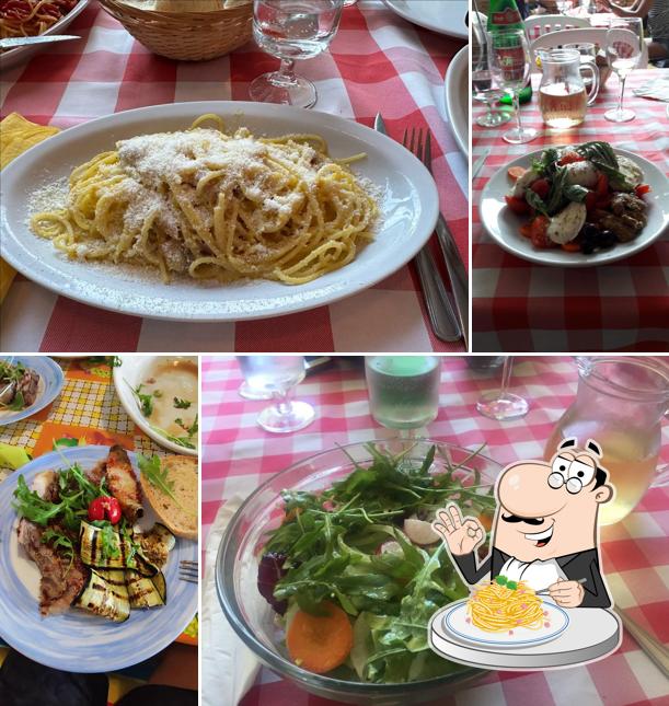 Spaghetti alla carbonara al Taverna Pietro Paolo Detto Stalino