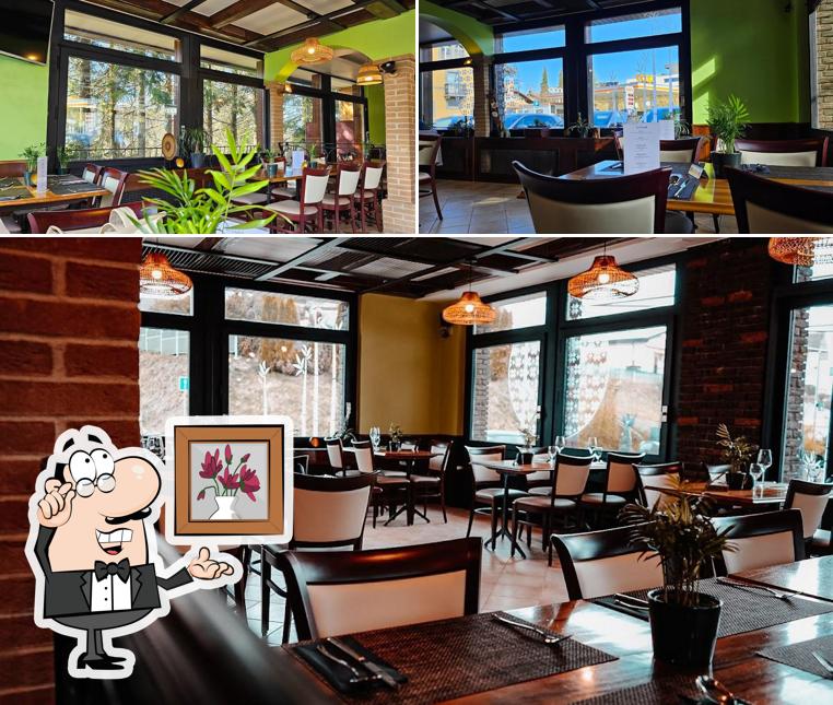 Gli interni di Le Castel