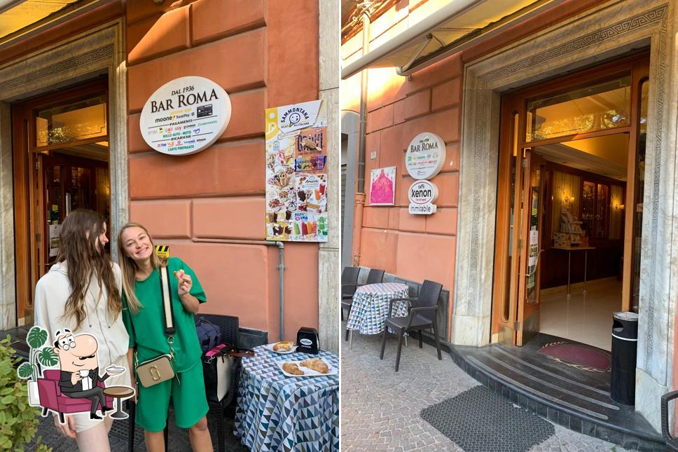 Gli interni di Bar Roma