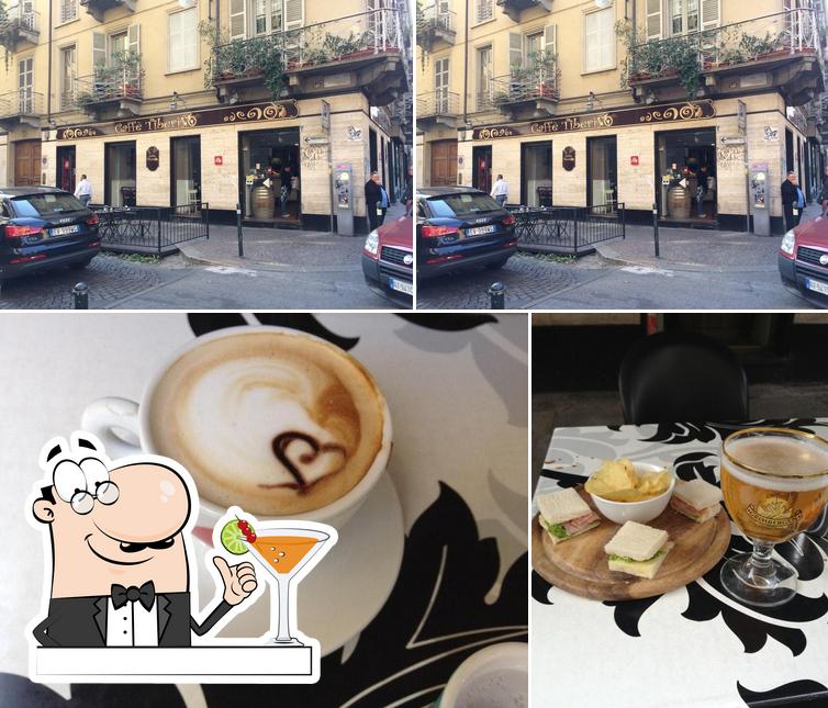 La bevanda e esterno del ristorante