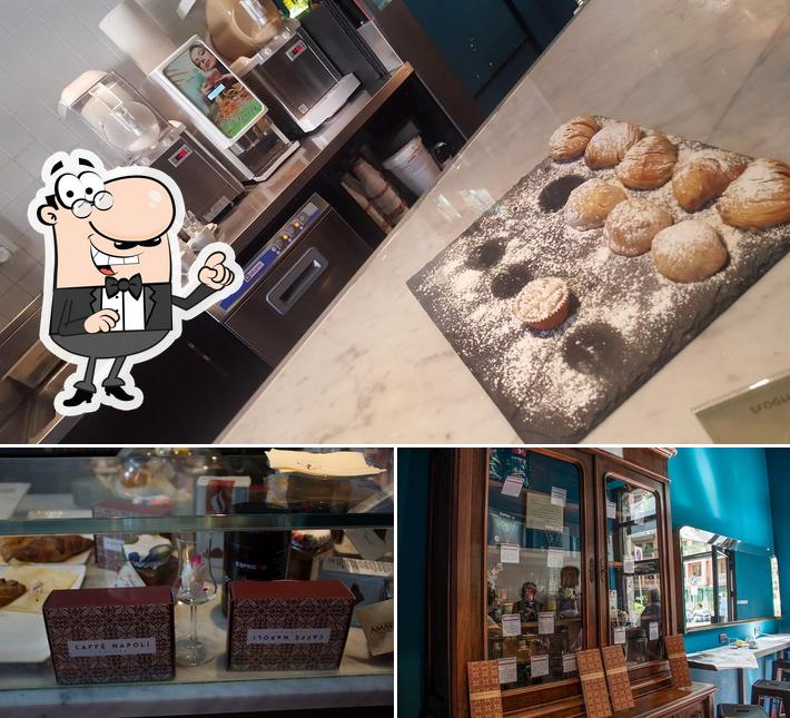 Caffè Napoli si caratterizza per la interni e cibo