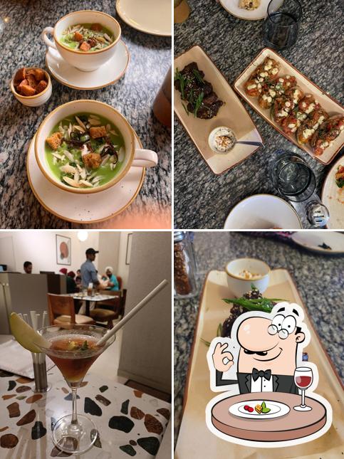 Food at Erba Restaurant and Cafe