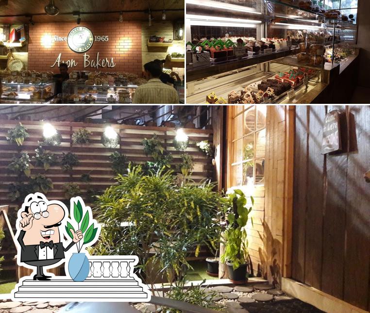 This is the photo depicting exterior and food at Avon Bakers & Gifting Studio