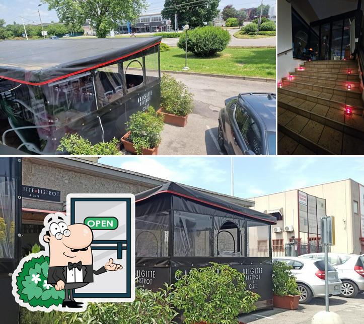 Gli esterni di Brigitte Bistrot & Cafè e Pizzeria