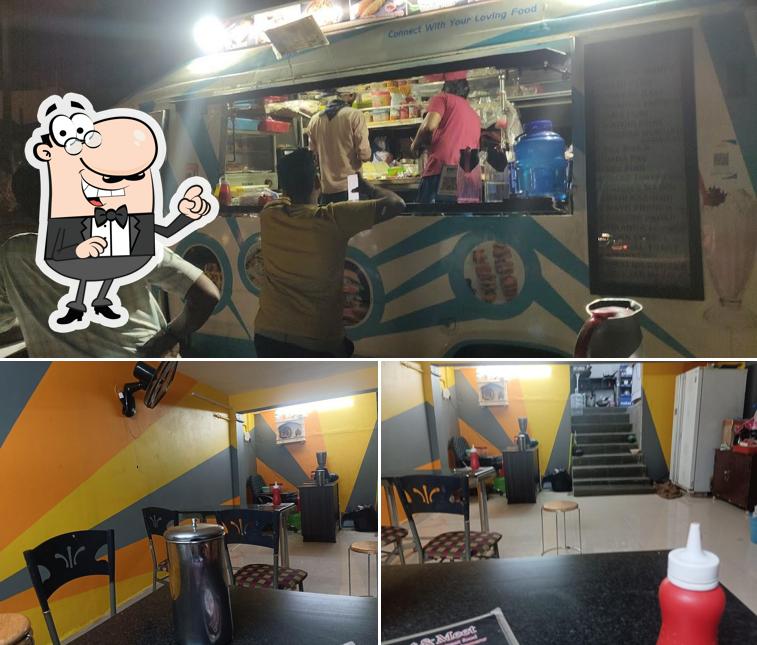 The interior of Chaat & Meet