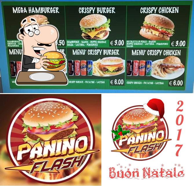 Prenditi un hamburger a Panino Flash