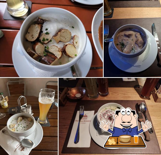 Zuppa di vongole al Rathaus Brauerei