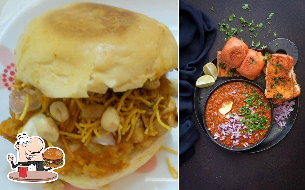 Get a burger at Shree Jee Snacks & Coldrink Center