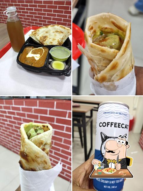 Food at The Kati Roll Shop