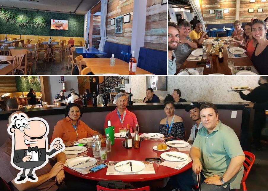 O interior do Tilápia Restaurante