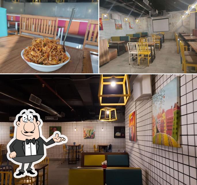 The interior of ADDA Cafe