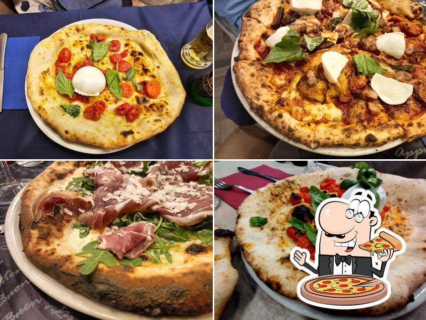 Scegli tra le svariate varianti di pizza