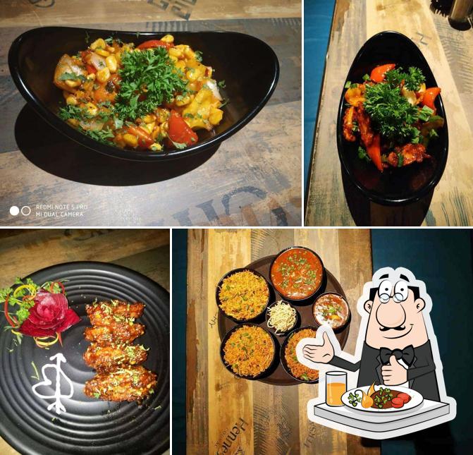 Food at BarCode Lounge bar