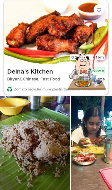 Chicken wings at Delnas Kitchen