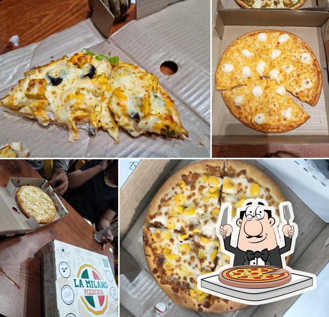 At La Milano Pizzeria, you can order pizza