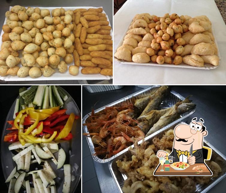 Cibo al Osteria del vicolo