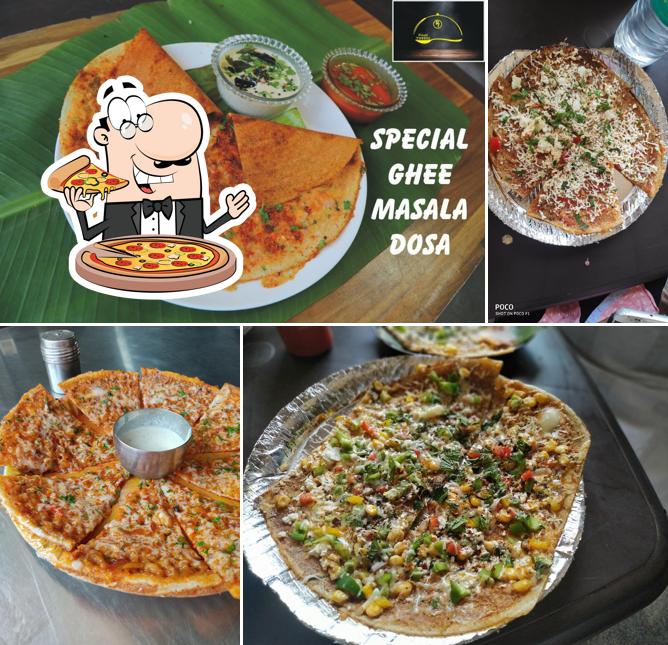 Order different kinds of pizza