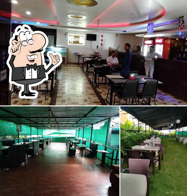 The interior of Hotel Ashoka Veg Non Veg Garden Restaurant