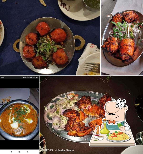 Food at Dara's Dhaba