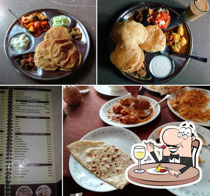 Meals at Hari Om International cafe