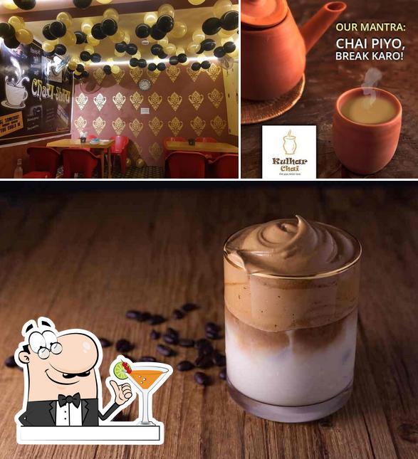 Among various things one can find drink and interior at Meal Box