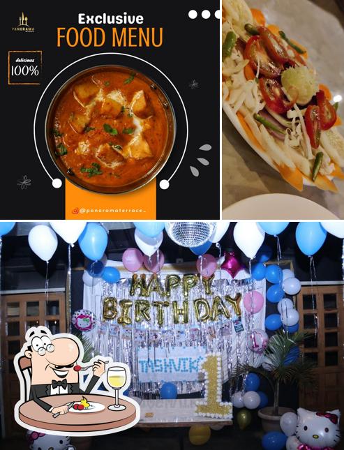 Panorama Terrace is distinguished by food and birthday