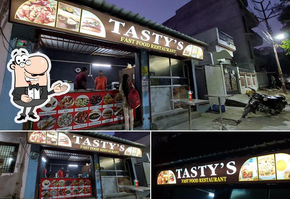 See this picture of Tasty's Fast Food Restaurant