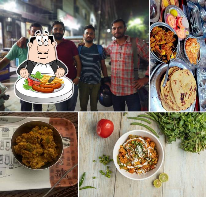 Food at Gulati Vaishno Dhaba