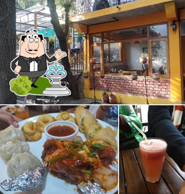 You can get some fresh air at the outside area of Jimmy’s Asian Kitchen - McLeodGanj