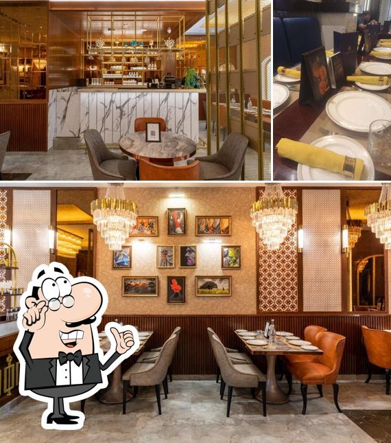 The image of interior and beverage at Punjab Grill Lulu Mall