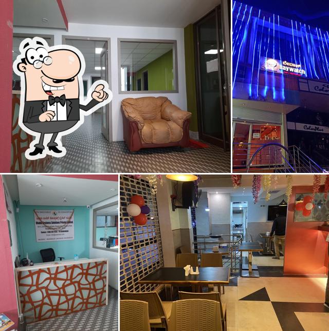 The interior of BAYWATCH BAR AND RESTAURANT