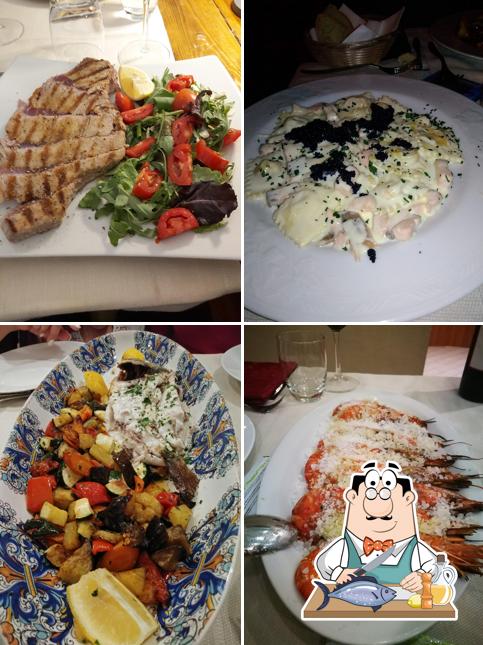 Salmone grigliato al Il Vecchio e Il Mare