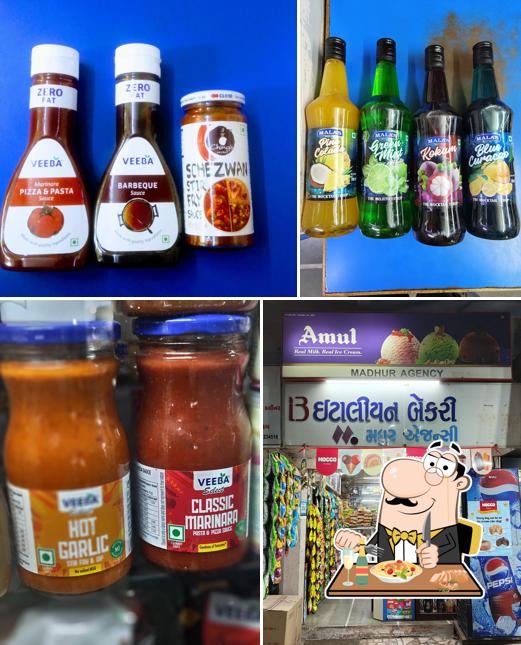 Food at Madhur Agency Italian Bakery