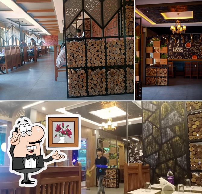 The interior of Silver Spoon Restaurant & Catering