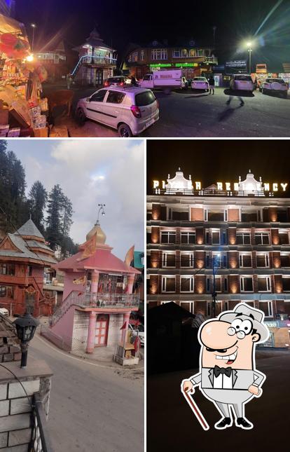 The outside area is an important feature of The Himalaya hotel