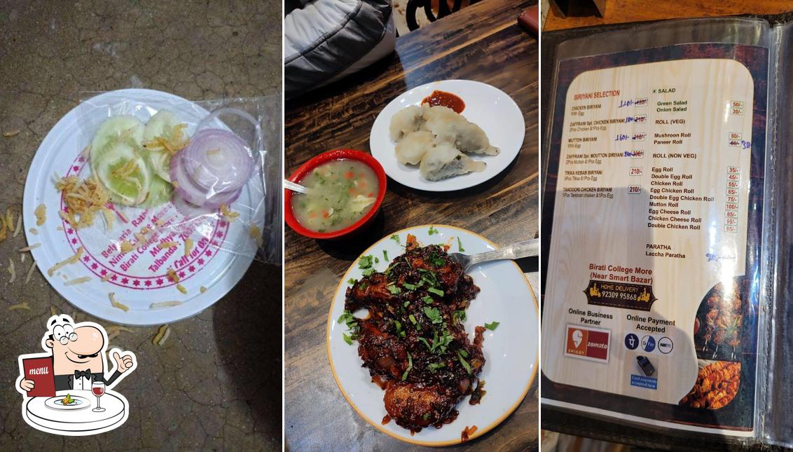 Meals at Zaffrani Restora