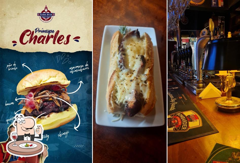 Comida em LONDON STREET PUB