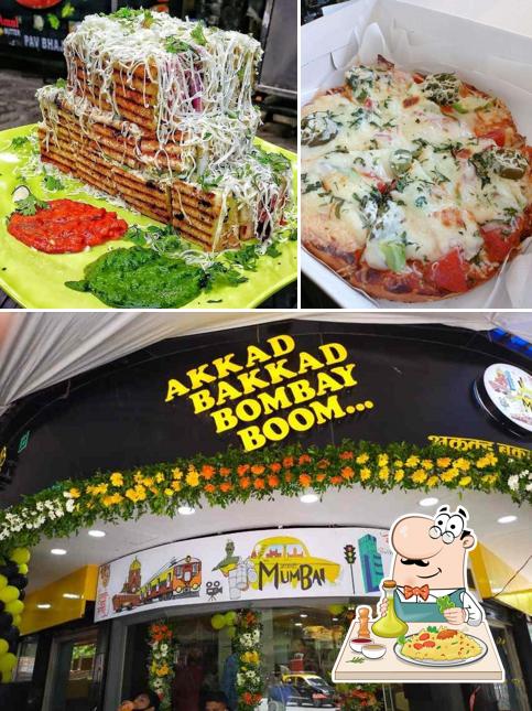 The picture of food and exterior at Akkad Bakkad Bombay Boom