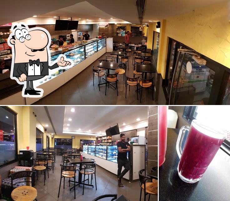 This is the photo displaying interior and beverage at The Oven - Marine Drive