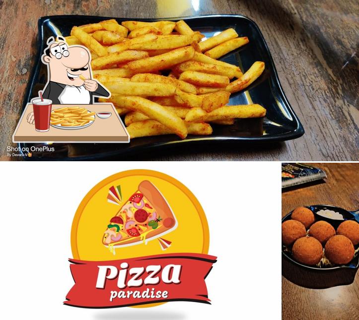 French fries at Pizza Paradise