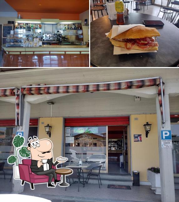 Gli interni di Byron Café