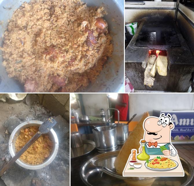 Food at AMR Biriyani House