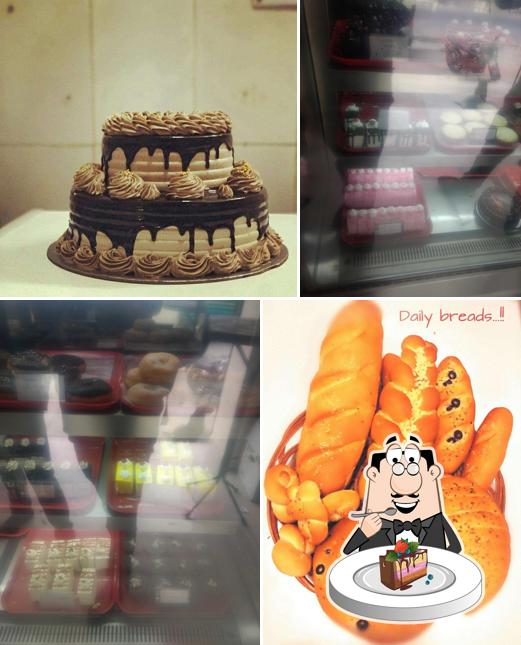 Chocolate cake at Bakes & Flakes
