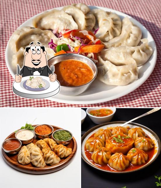 Dumplings at Raasa momos pratap nagar