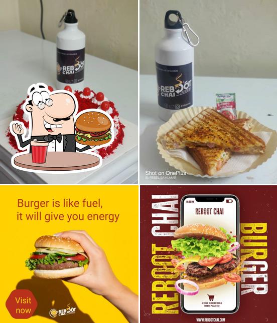 Hamburger at Reboot Chai