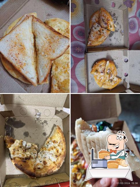 Garlic bread at SKF Pizza Meal